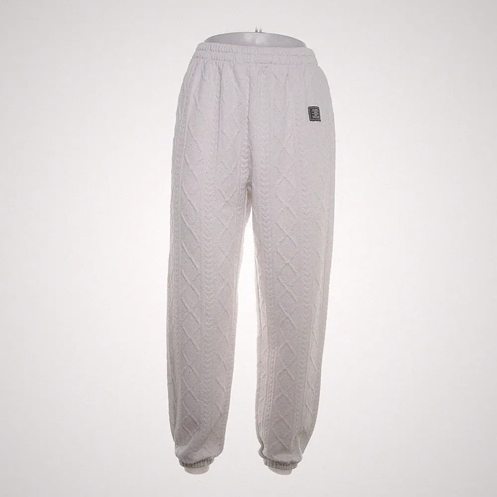 Shein, Jogginghose, Größe: S, Weiß, Elasthan/Polyester, Chevron #rNE