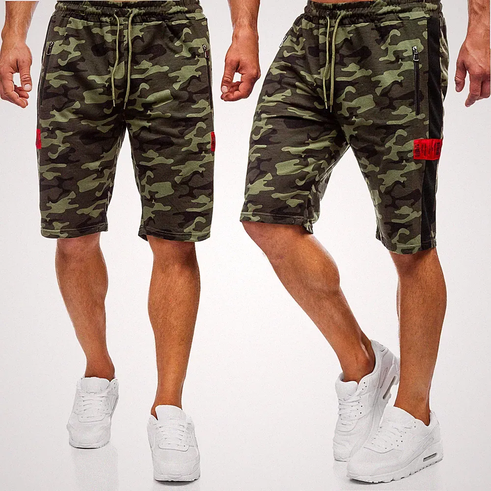 Shorts Bermudas Kurzhose Sporthose Fitness Kurze Jogging Army Herren BOLF Camo