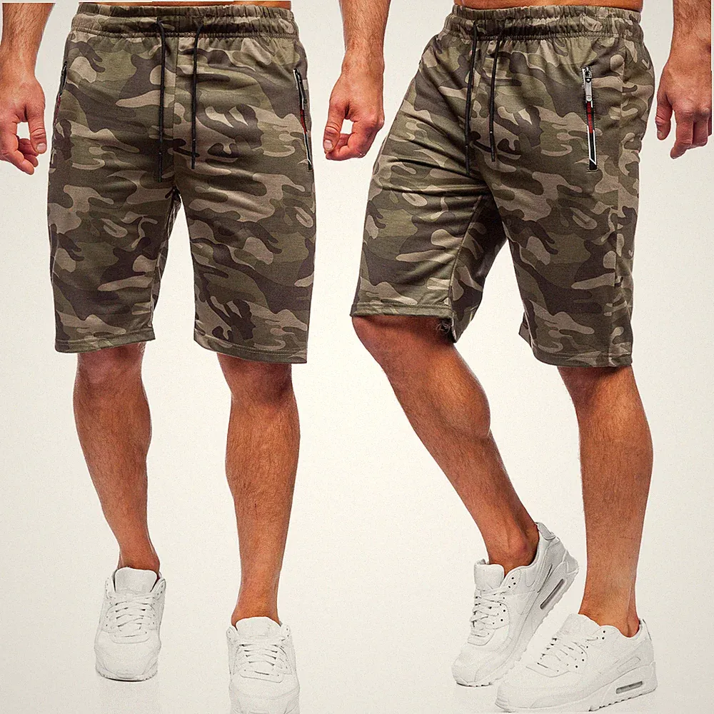Shorts Bermudas Kurzhose Sporthose Jogging Kurze Men Sport Army Herren BOLF Camo
