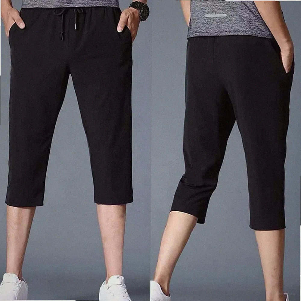 Shorts Herren Hose Daily Sommer Jogginghose 3/4 Länge Baggy Atmungsaktiv Capri