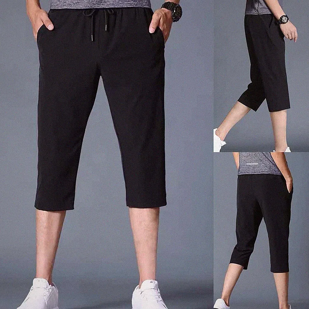 Shorts Herren Hose Daily Sommer Jogginghose 3/4 Länge Baggy Atmungsaktiv Capri