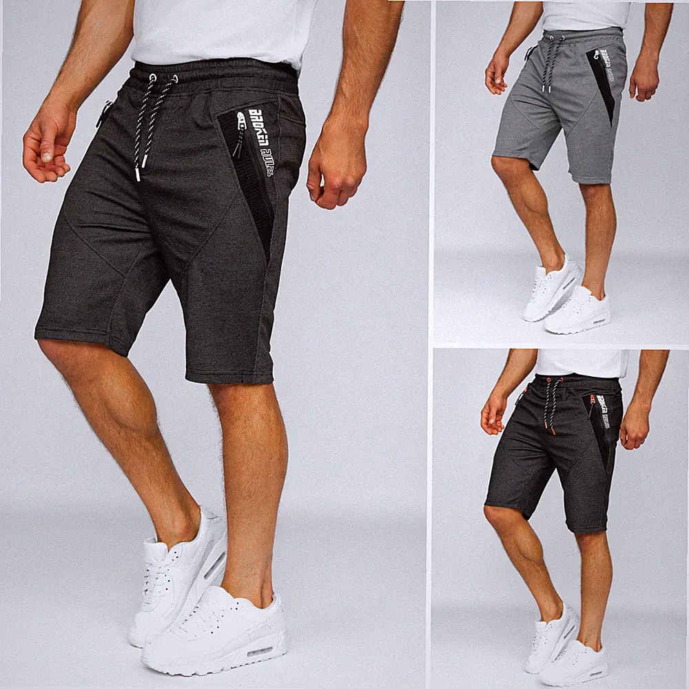 Shorts Kurzhose Sporthose Bermudas Fitness Jogging Kurze Herren Mix BOLF Motiv