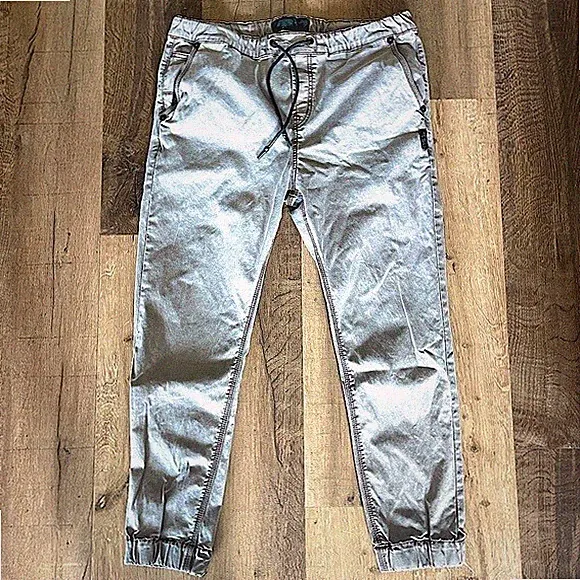 Silver Jeans Jogger Ash Brown Khaki Men’s Size Large