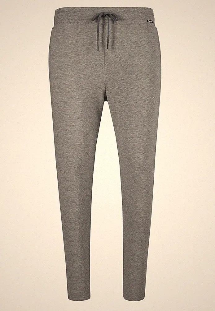 Skiny Herren Jogginghose lang Sleep Lounge Wear Stone Melange Chino Style M-XXL