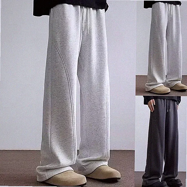 Slim Silhouette Herren Jogginghose Oversized Jogger Polyester Elasthan volle Lä