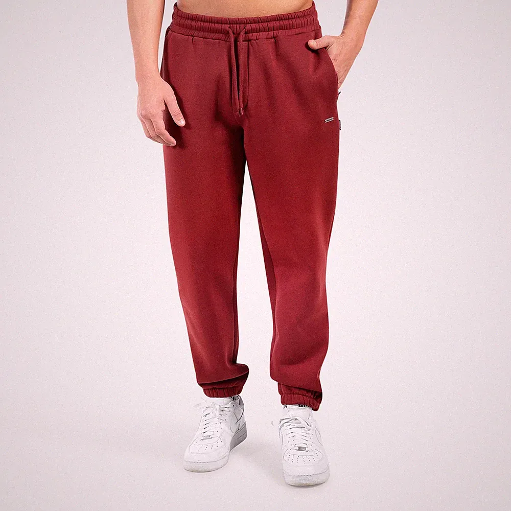 Smilodox Herren Jogginghose Cedrik - Oversize Fit Hose mit Kordelzug
