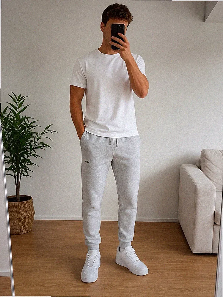 Smilodox Jogger Jogginghose Gym Größe S Grau Männermode Sport Fitness