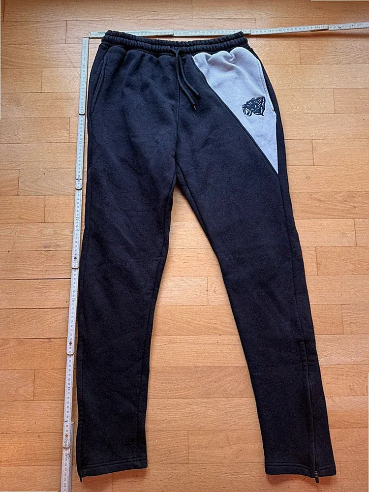 Smilodox Jogginghose Baumwolle Schwarz Gr. XL Fällt Wie L Herren