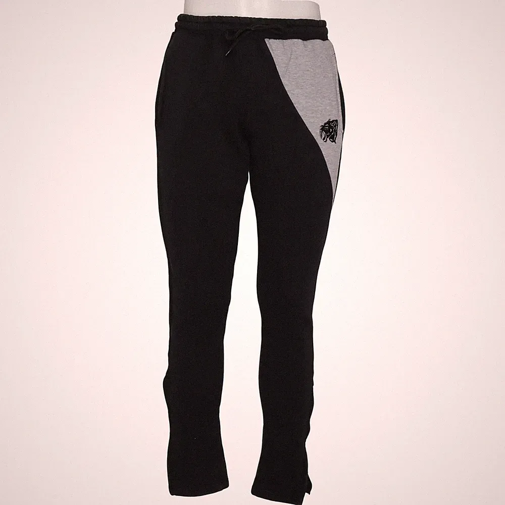 Smilodox, Jogginghose, Größe: L, Schwarz/Grau, Baumwolle/Polyester, Herren #9av