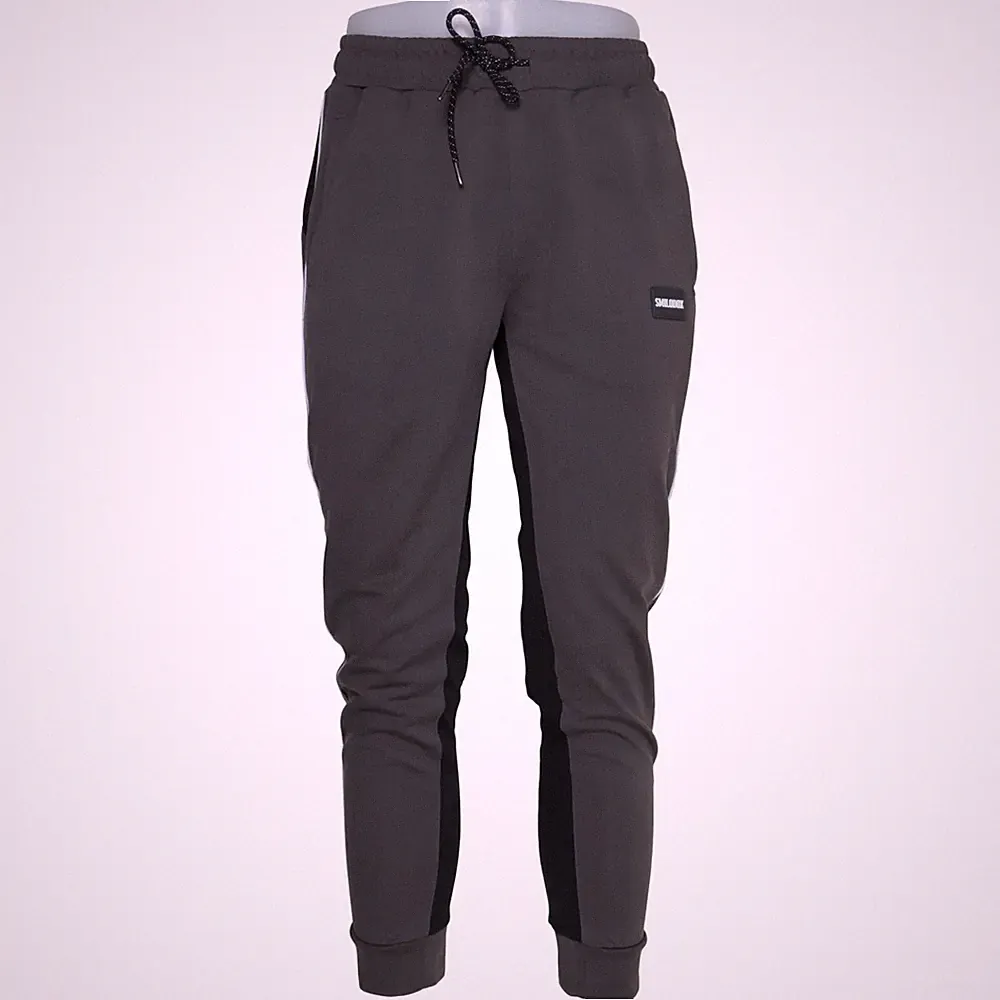 Smilodox, Jogginghose, Größe: M, Grau/Schwarz/Weiß #QFj