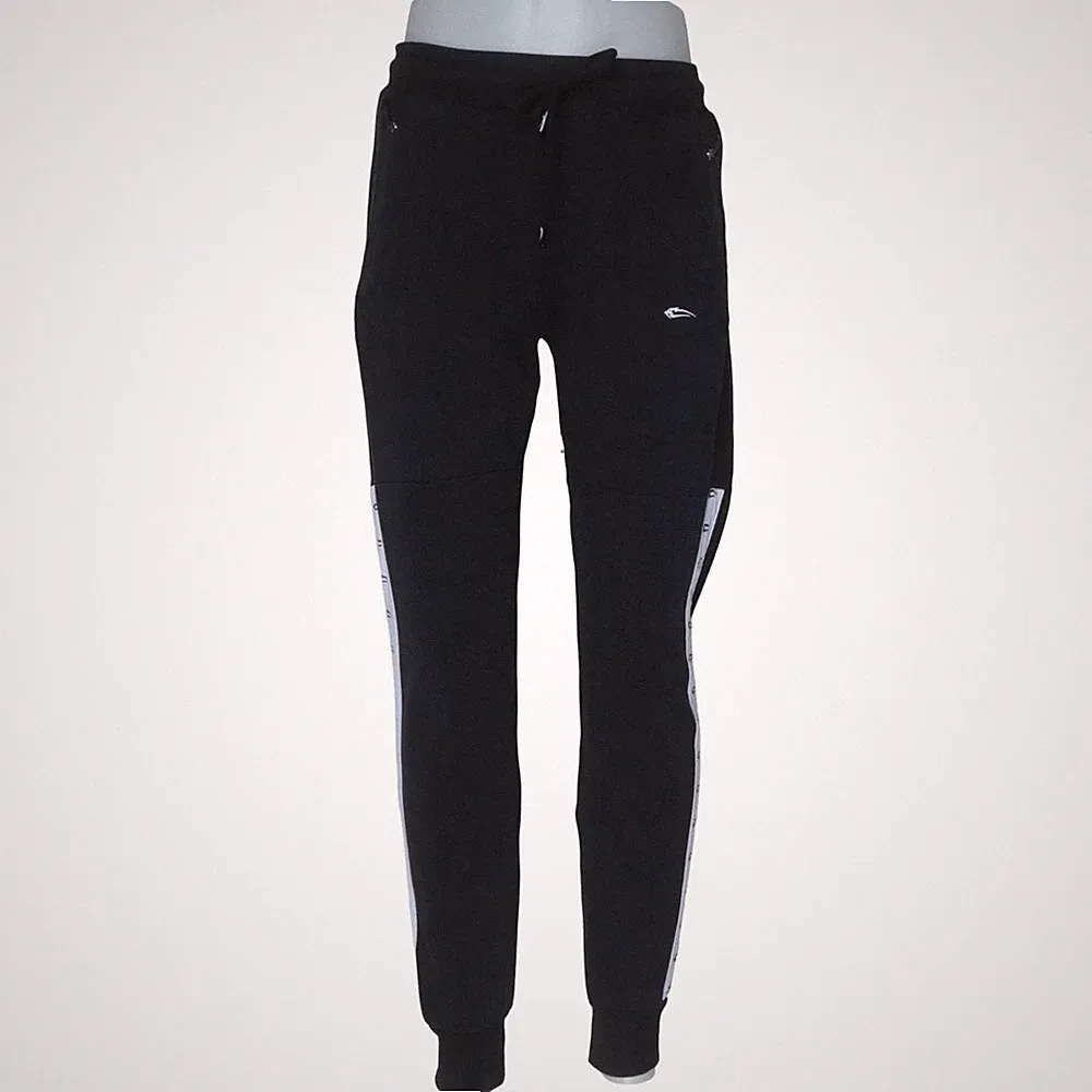 Smilodox, Jogginghose, Größe: S, Schwarz/Weiß, Streifen, Herren #PO2