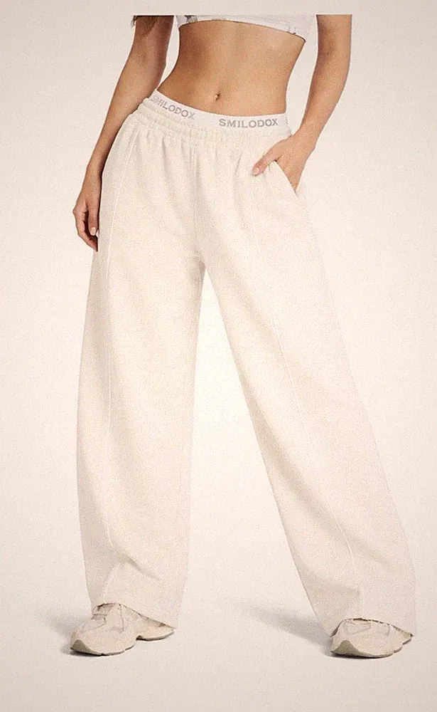 Smilodox Jogginghose Siara Damen XS Creme