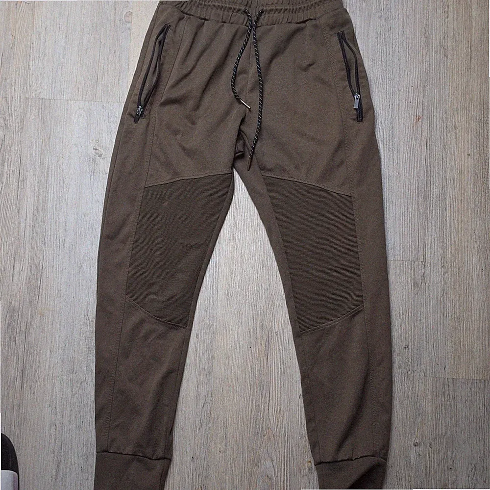 SMOG Herren Jogginghose Grau Gr. M mit Zugband, elast. Bund & Taschen