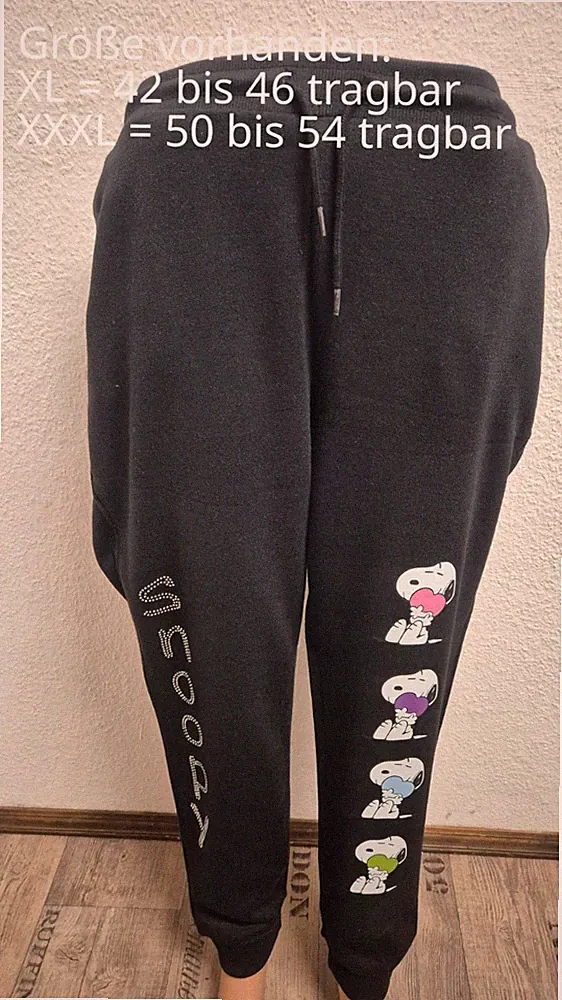 Snoopy Jogginghose Größe 42-46 und 50-54 Einheitsgröße