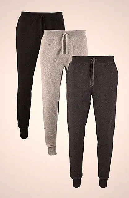 Sols Jake Herren Jogginghosen Slim Fit Schwarz Grau Dunkelblau Jersey