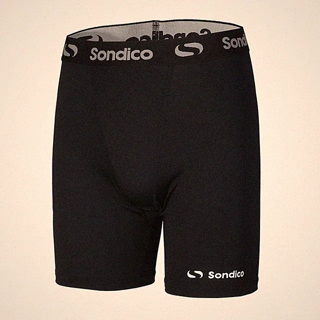 Sondico Herren Basisschicht Kompressionsshorts schwarz Kern 6 2XL Fitnessstudio Laufen neu mit Etikett neu