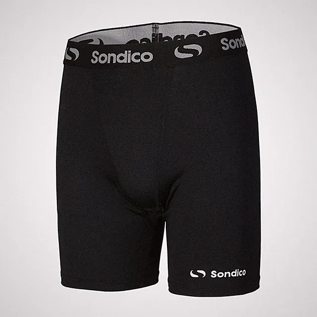 Sondico Herren Basisschicht Kompressionsshorts schwarz Kern 6 M Fitnessstudio Laufen neu mit Etikett neu