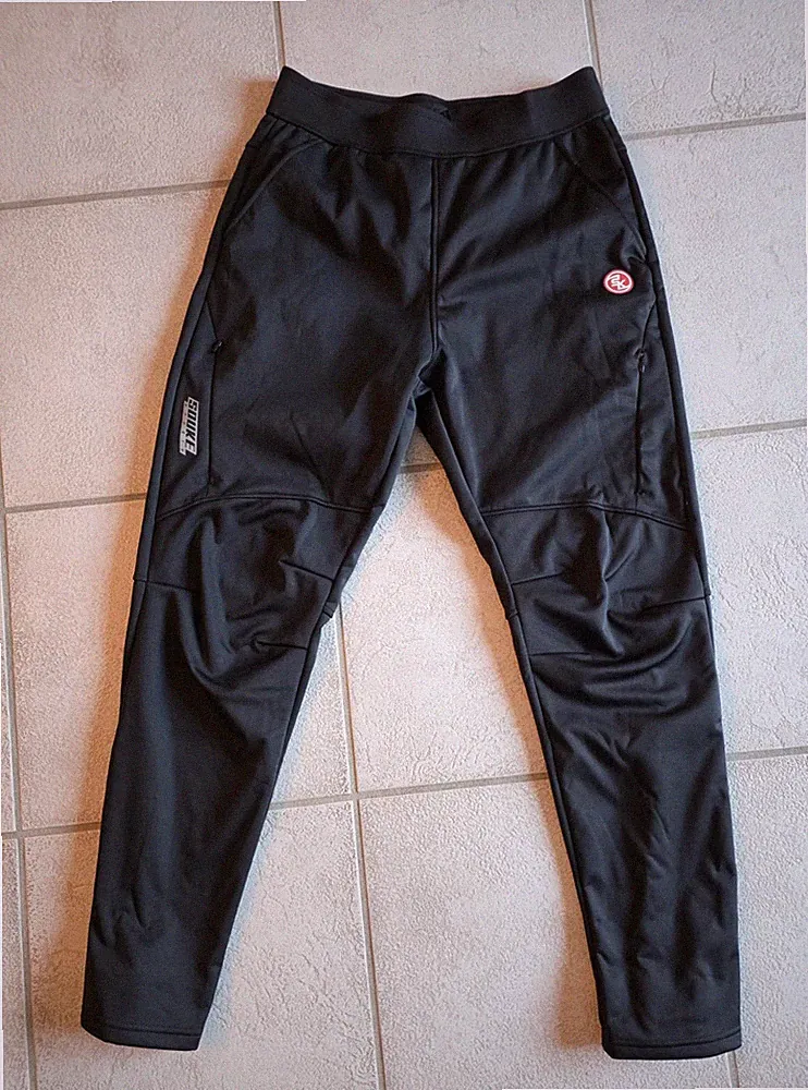 Souke Sports Wintersporthose Gr. M - Thermo Laufhose Winddicht Reflektoren