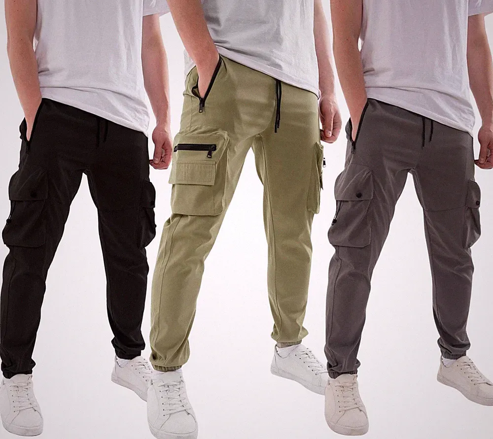 Soulstar Herren leichte Cargo Kampfhose Regular Fit Hose S-2XL
