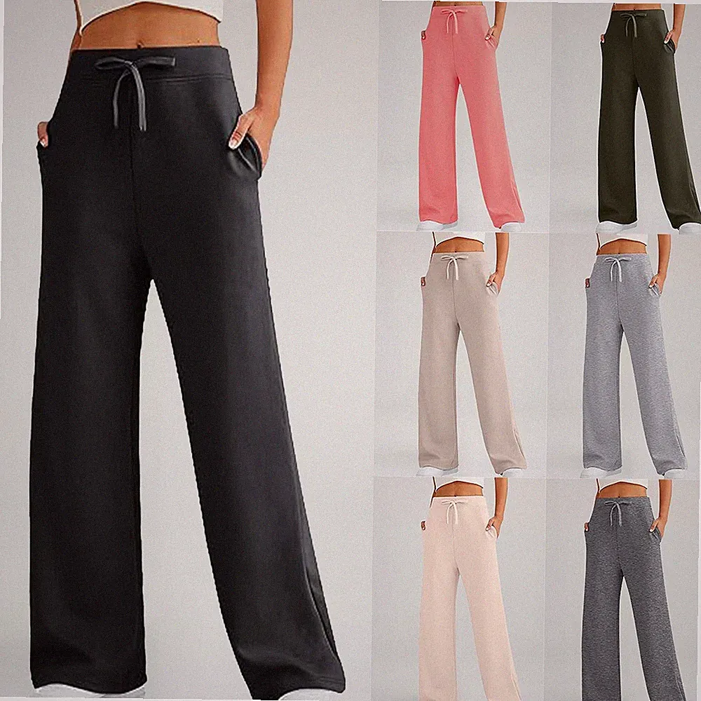 Sport Freizeithose Jogginghose Damen Yoga Hosen Laufhose Relaxhose Sweatpants ML