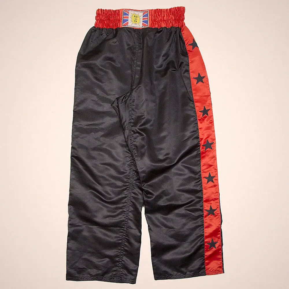 Sport Herren Jogginghose Schwarz Weit Bein L W27 L30