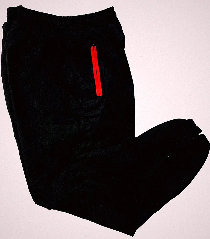 Sport-Hose Jogging-Hose Freizeithose Polyester Trainingshose Lang Streifen Gr.L