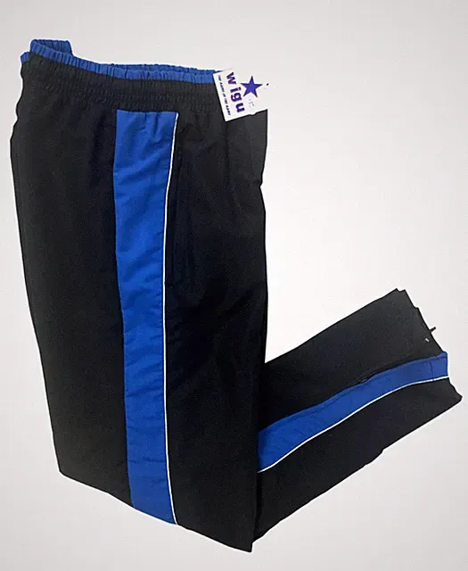 Sport-Hose Jogging-Hose Freizeithose Polyester Trainingshose Lang Streifen Gr.S