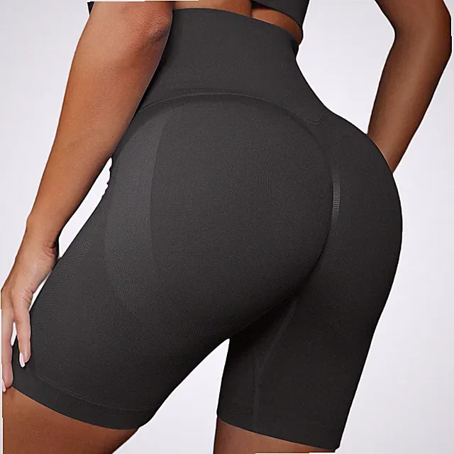Sport Shorts Damen Scrunch Butt Lifting Gym Shorts Kurze Sporthose Bauchweg N...