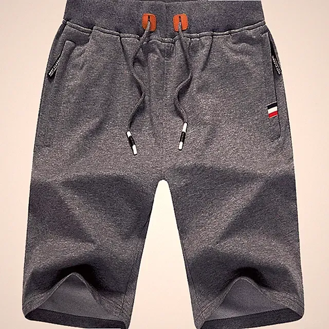 Sport Shorts Herren, Bermudas, Reissverschlusstaschen, leicht, Sommer