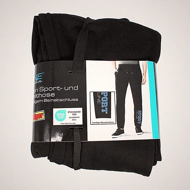 Sporthose aus Baumwolle Jogginghose Trainingshose Fitnesshose, Gr. M