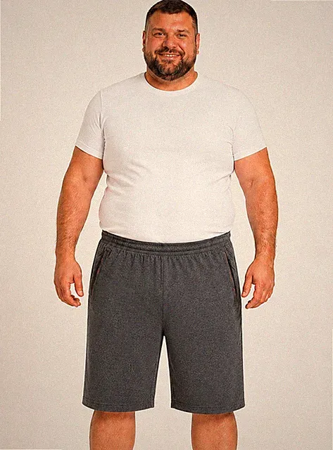 Sporthose Herren Jogging Shorts Kurze Hose Sweatshorts Plus Size 6717