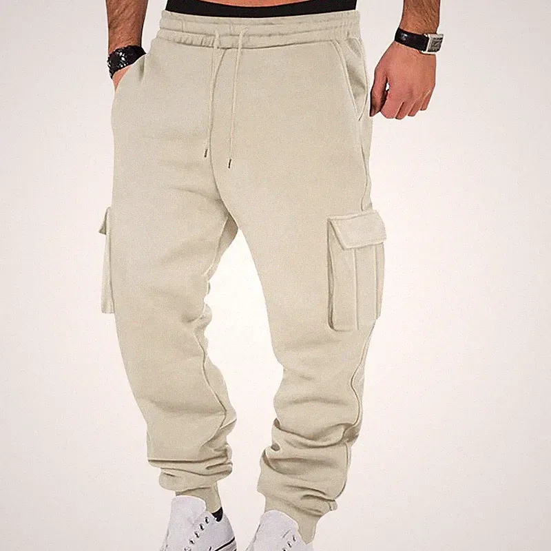 Sporthose Jogginghose Elastische Taille mit Kordelzug Sweatpants Trainingshose