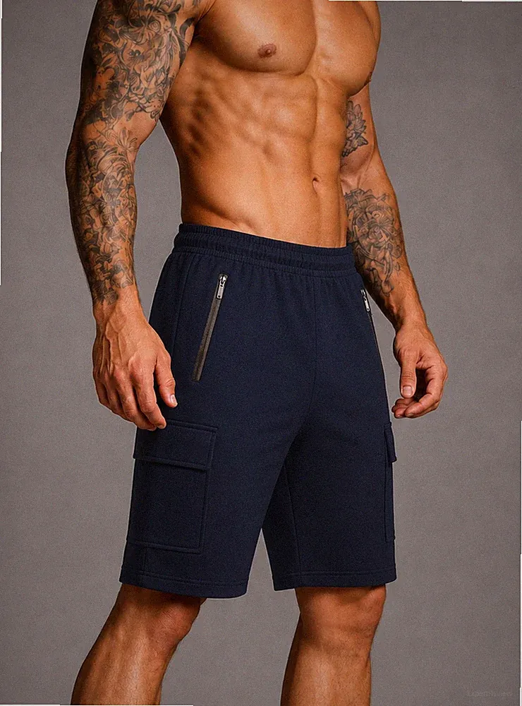 jogginghose herren kurz baumwolle
