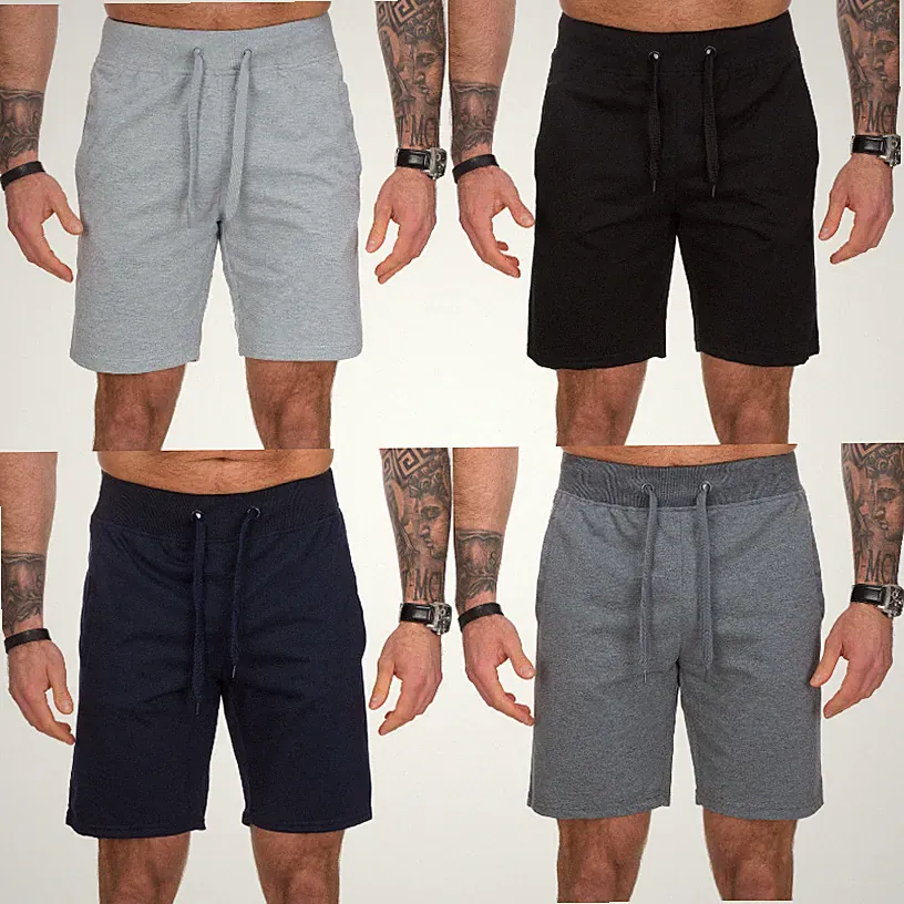 Sporthose Kurzhose Bermudas Shorts Kurze Jogging Sport Herren Color MIX W003