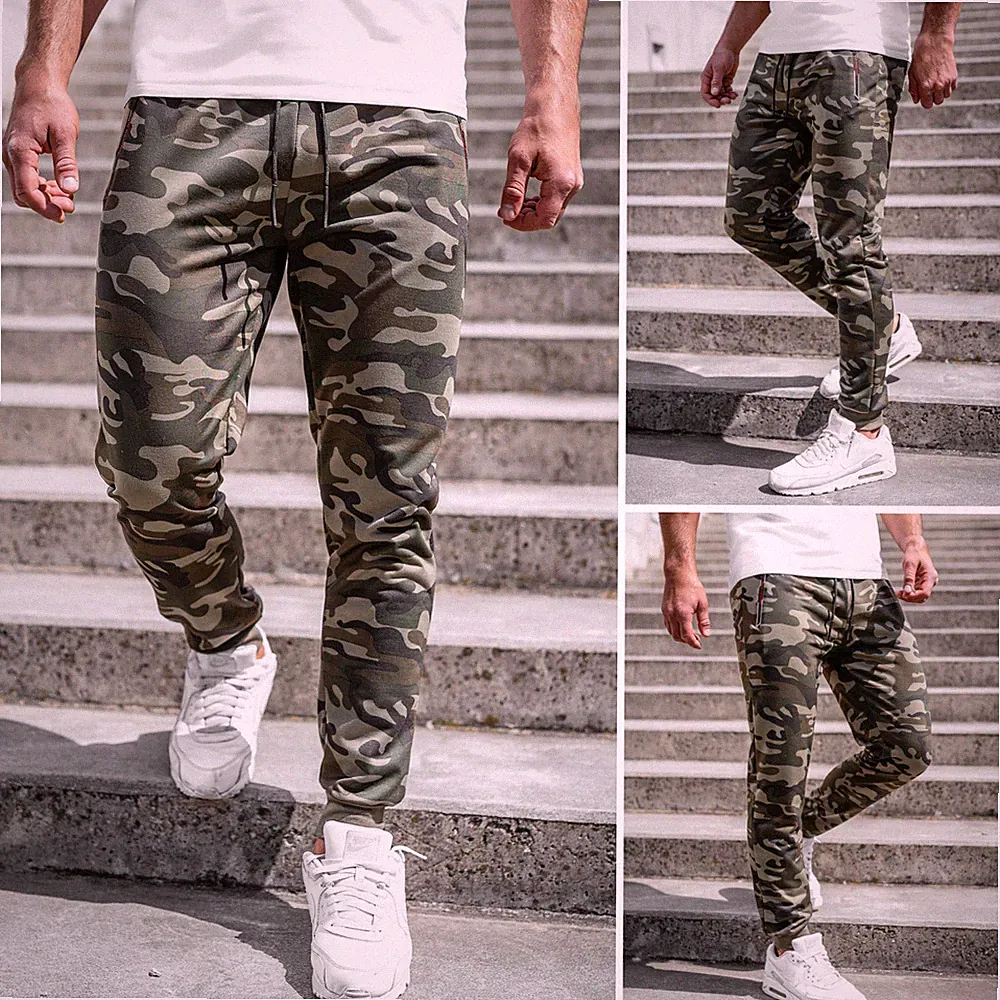Sporthose Trainingshose Jogger Motiv Laufhose Fitness Sport Herren Mix BOLF Camo