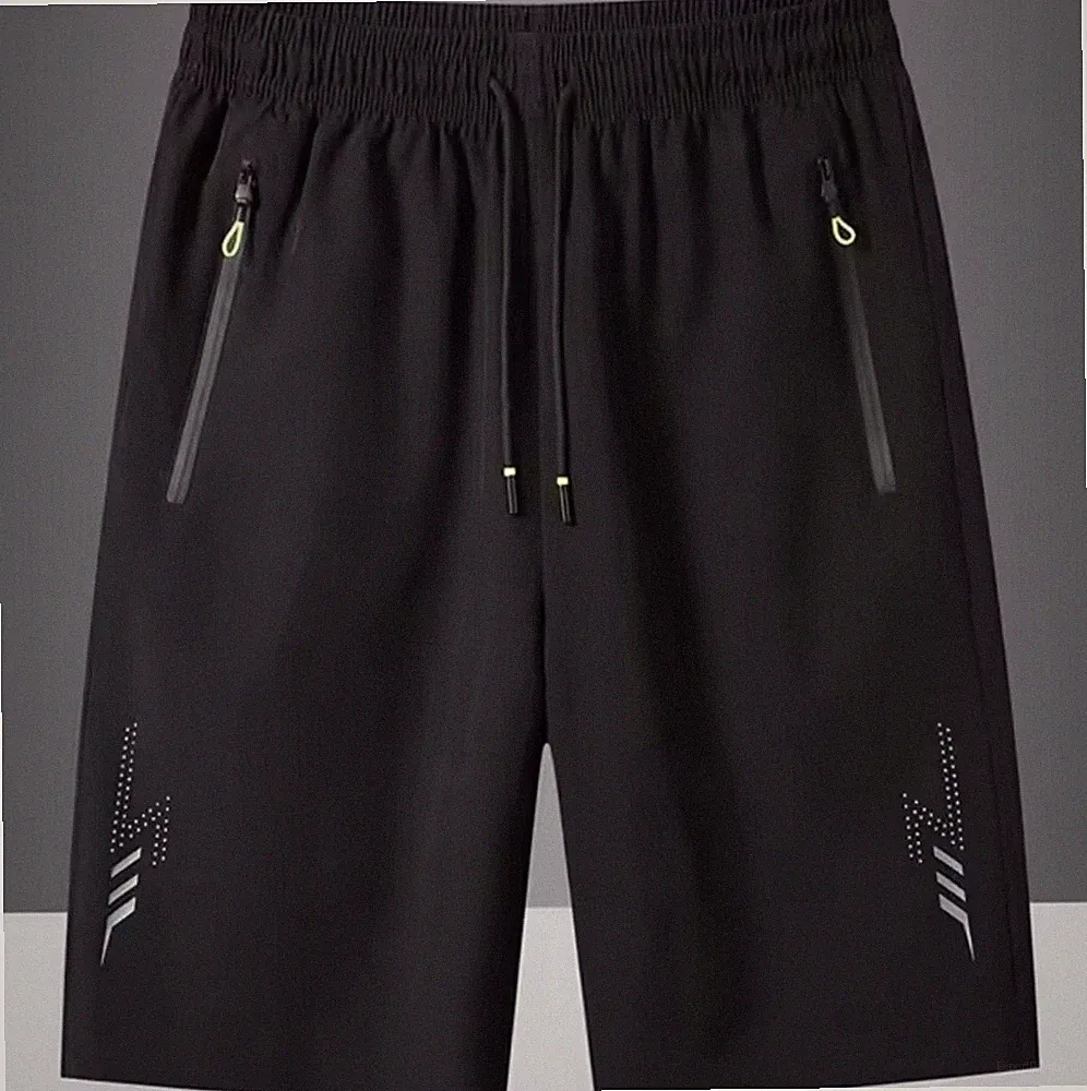 Sportshorts Herren Kurze Jogginghose für Fitnessstudio schwarz Gr.XL NEU
