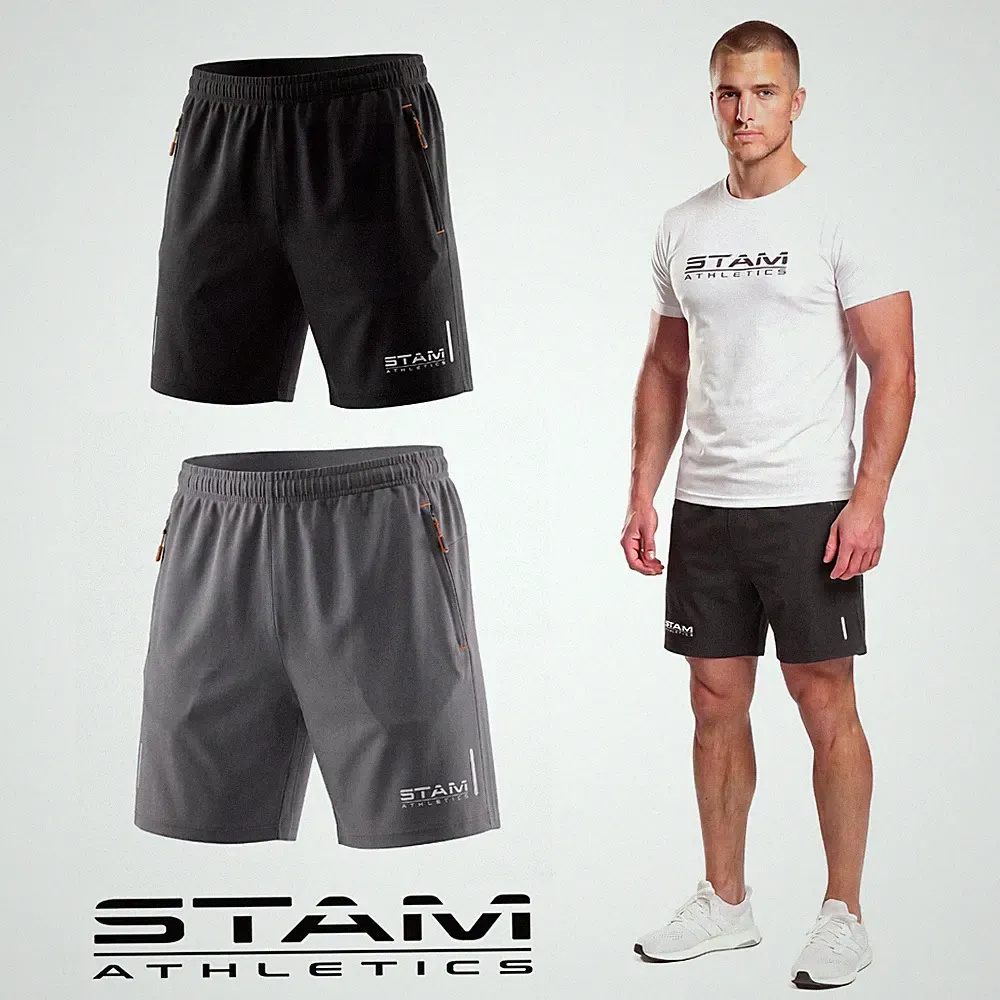 STAM Wear Herren Shorts Kurze Jogginghose Sporthose Laufhose Sweatshorts