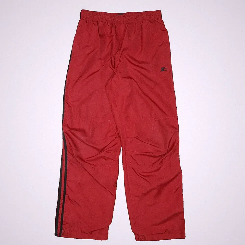 STARTER Herren Jogger Rot Schwarz Slim Tapered W24 L27 Trainingshose