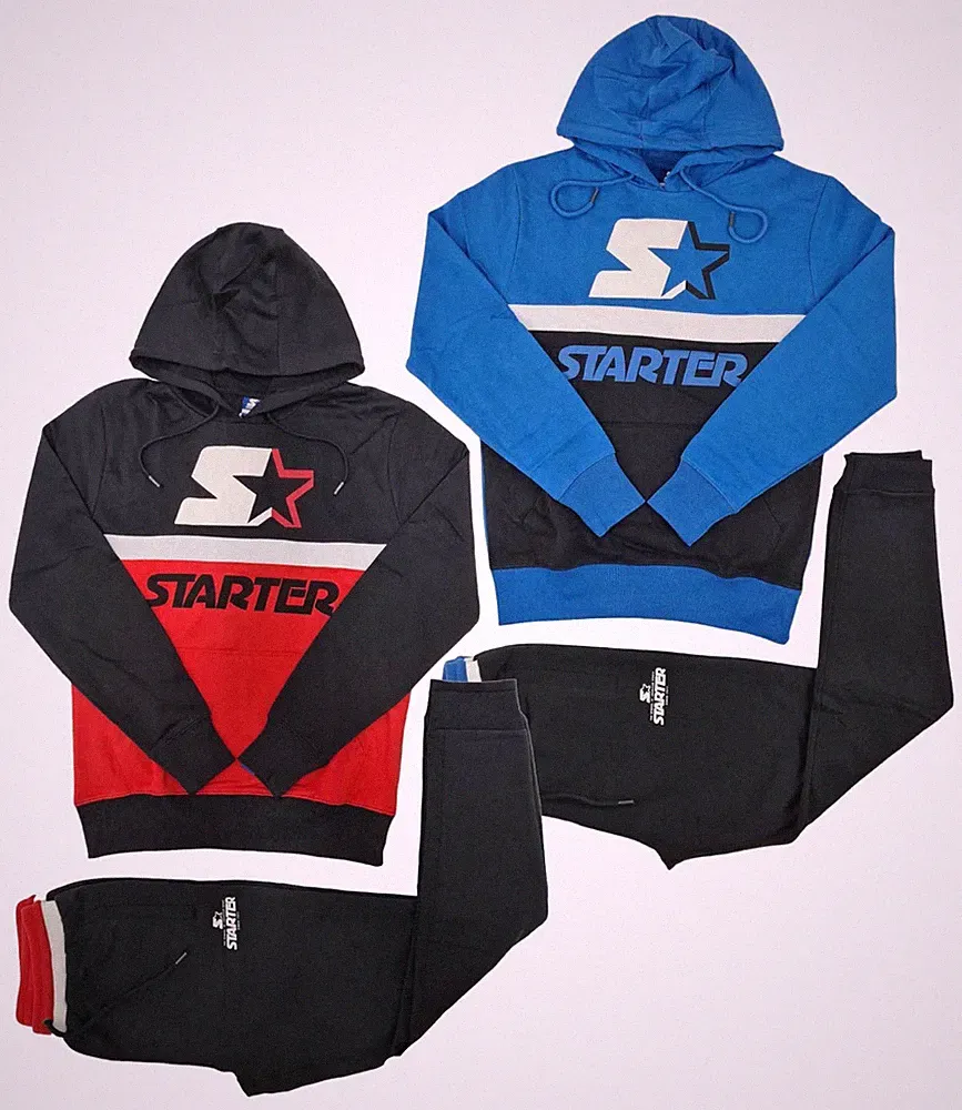 Starter Herren Trainingsanzug Set Hoodie & Jogginghose 2-teilig Baumwollmischung