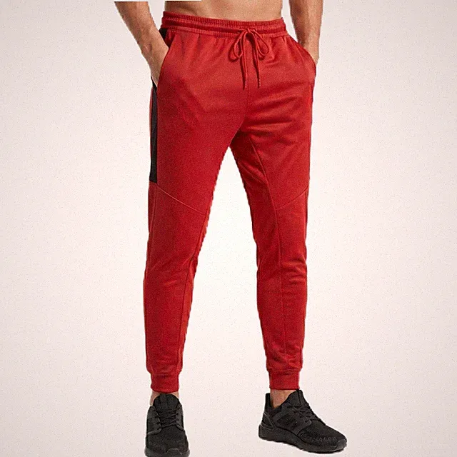 Sterling Sport Herren Jogginghose Slim Fit Trainingshose Reißverschlusstasche Fitness Laufen