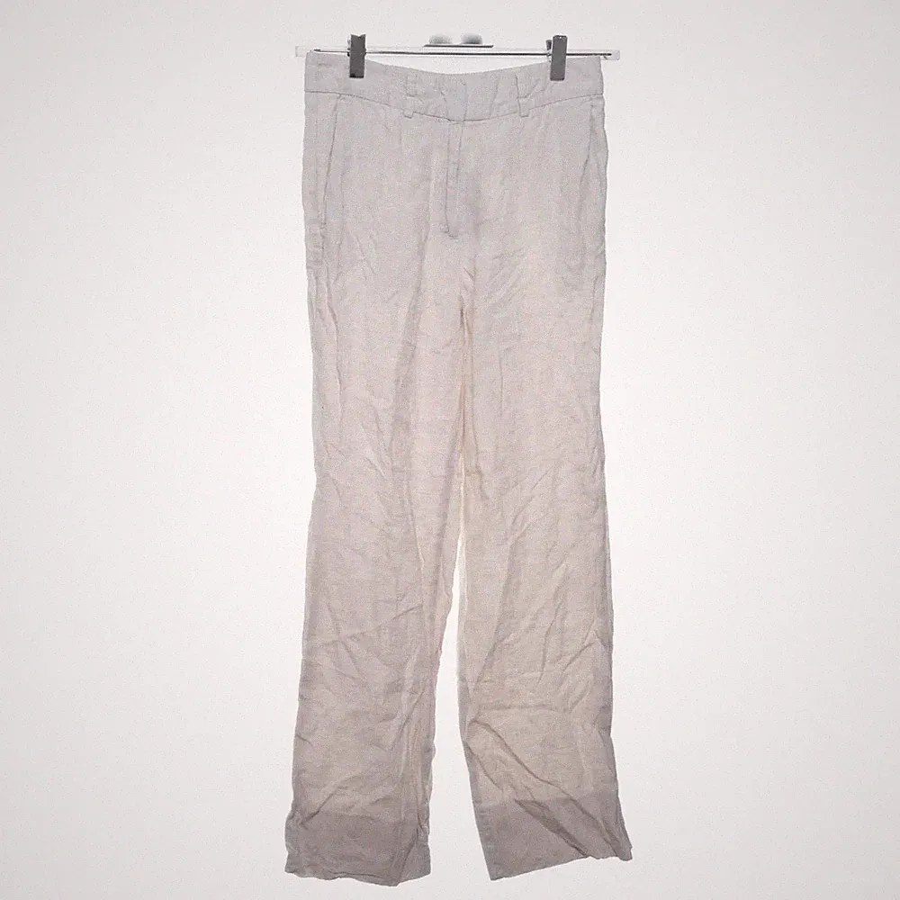 STOCKH LM, Palazzohose, Größe: 34, Beige, Leinen, Herren #wgc