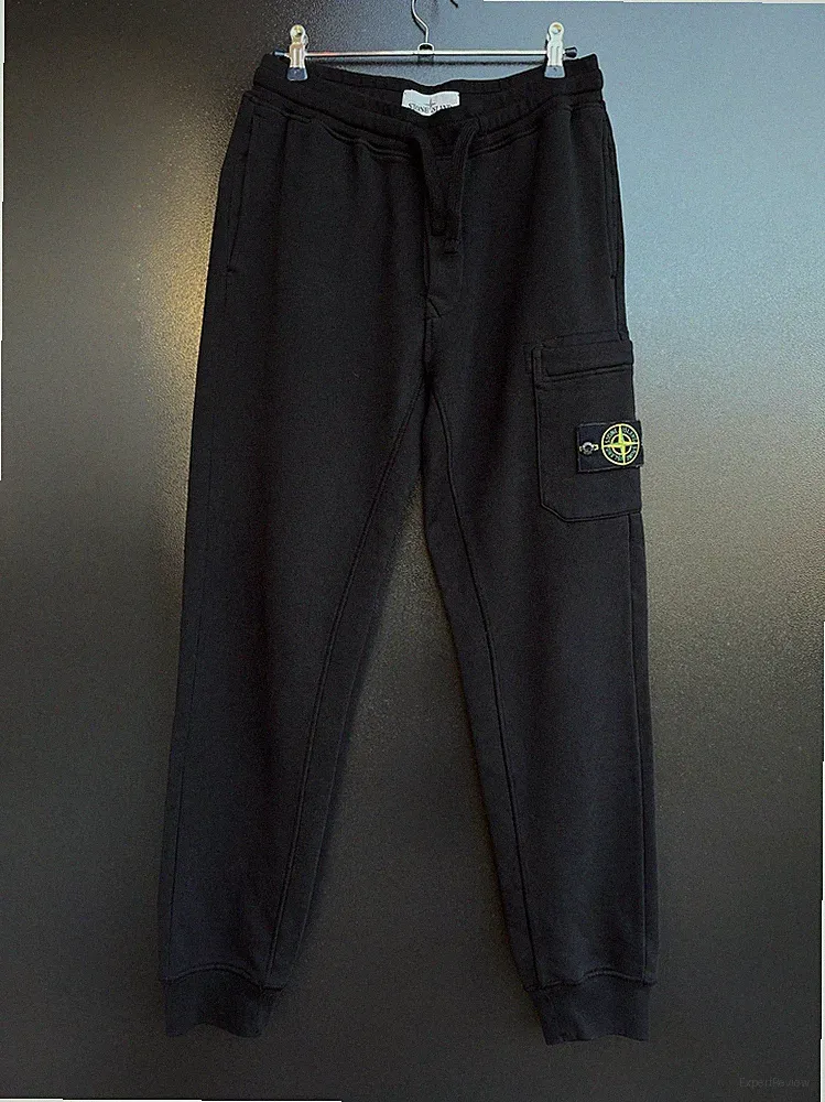 Stone Island Fleece Garment Dyed Cargo Pants Jogginghose Herren Größe S...