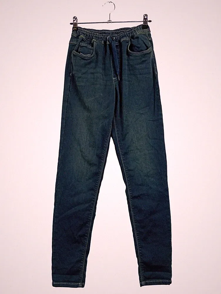 Stooker Kinder Jogginghose Jeans Optik Gr. 152 Blau Casual