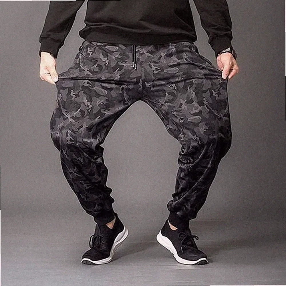 Streetwear Männerhosen Haremshose Hip Hop Fitnessstudio Camouflage Jogginghose