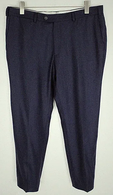 Suitsupply Brescia Herren Anzughose Wolle Blau UK 42S W37 Zip