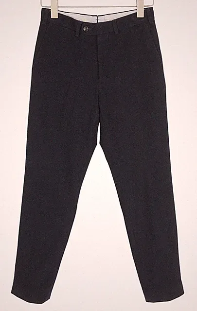 Suitsupply Soho Herren Chinohose Dunkelblau UK32R Regular Tapered Zip