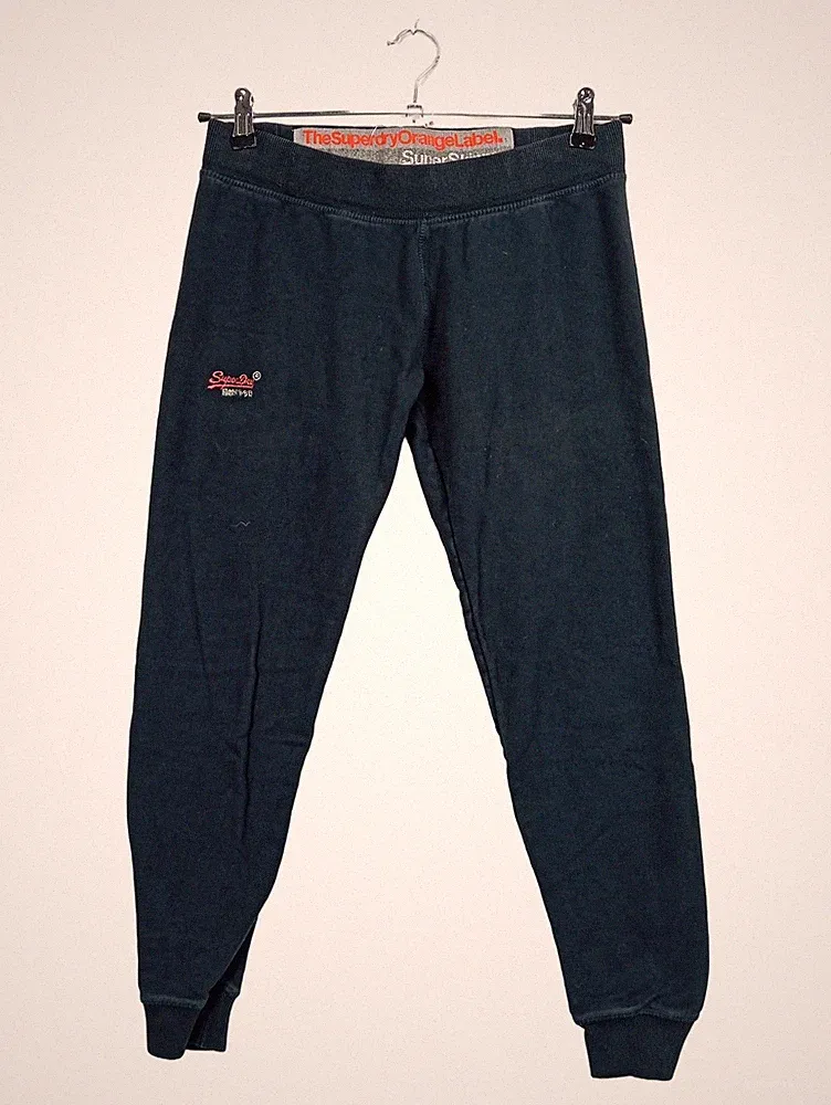 Superdry Jogginghose Herren Gr. 48 Blau Sweatpants