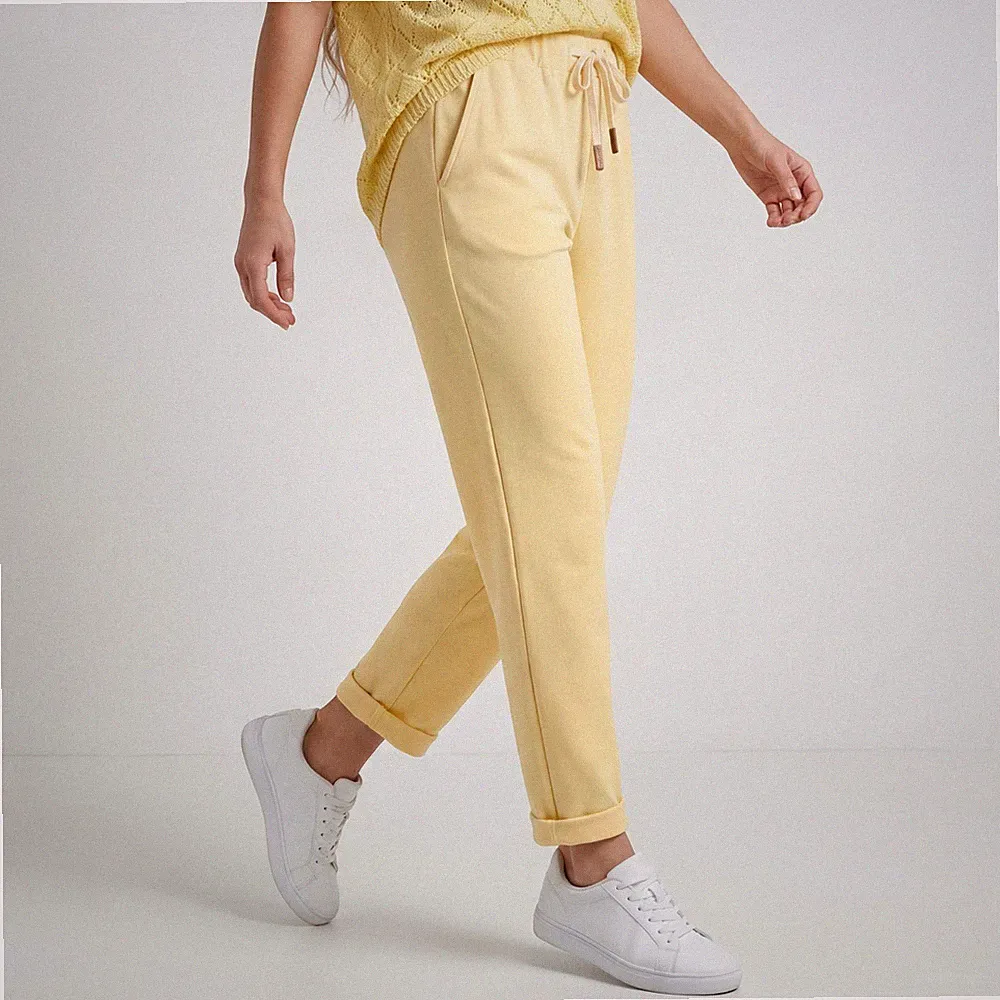 Sweatpants Damen bequeme Jersey Hose Gr. 36 38 40 42 44 sportliche Freizeithose