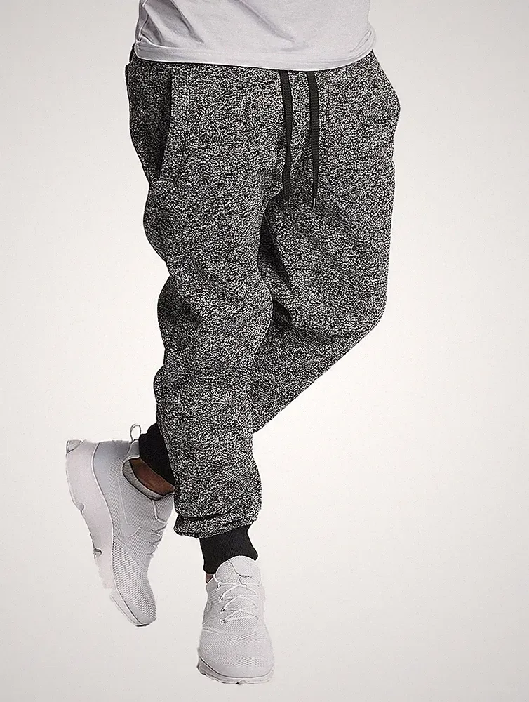 Sweatpants Herren Southpole Fleece Schwarz M Marled Trainingshose Big & Tall