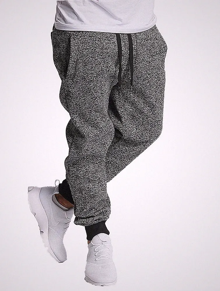 Sweatpants Herren Southpole Fleece Schwarz M Marled Trainingshose Big & Tall